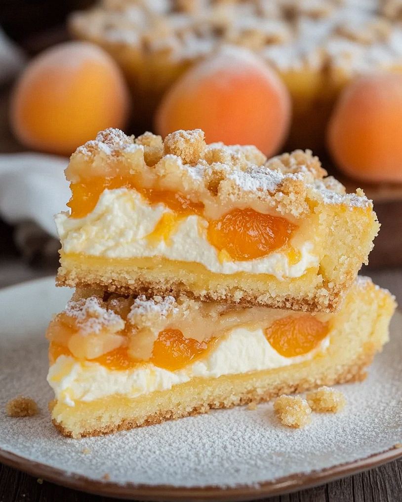Aprikosenkuchen mit Quark und Streuseln – Schritt 1