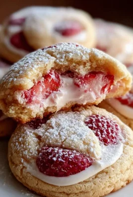Erdbeer-Käsekuchen-Kekse