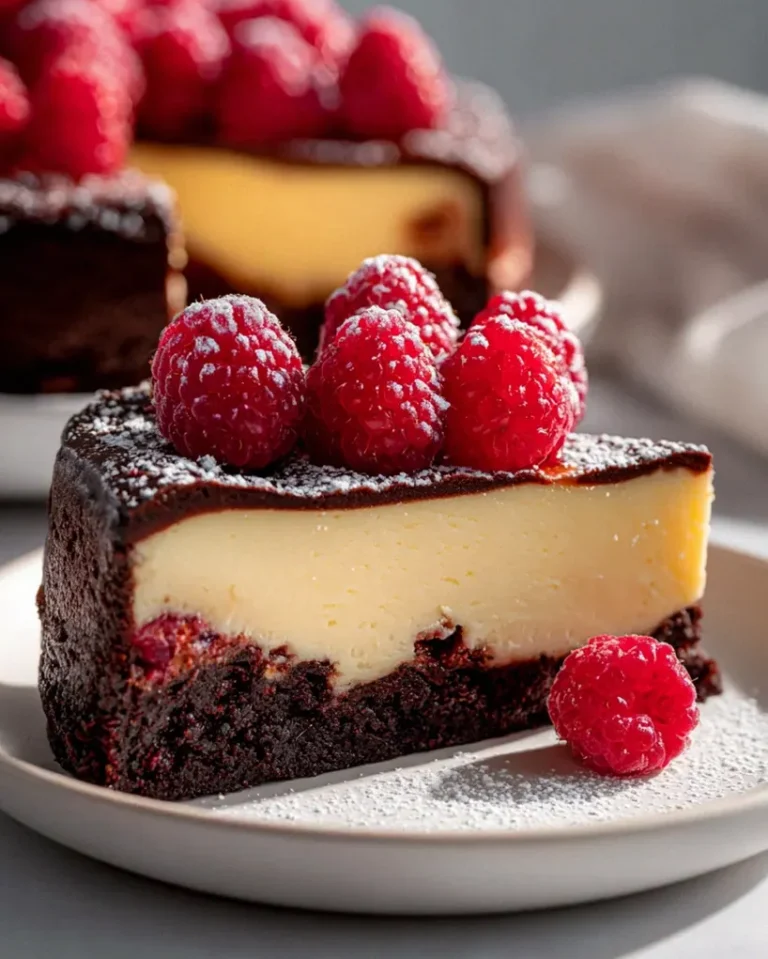 Himnon-Alkoholfreies Rinderbrühe Brownie Cheesecake: Ein Genuss!
