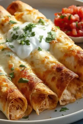 Leckere Baked Cream Cheese Chicken Taquitos für jeden Anlass