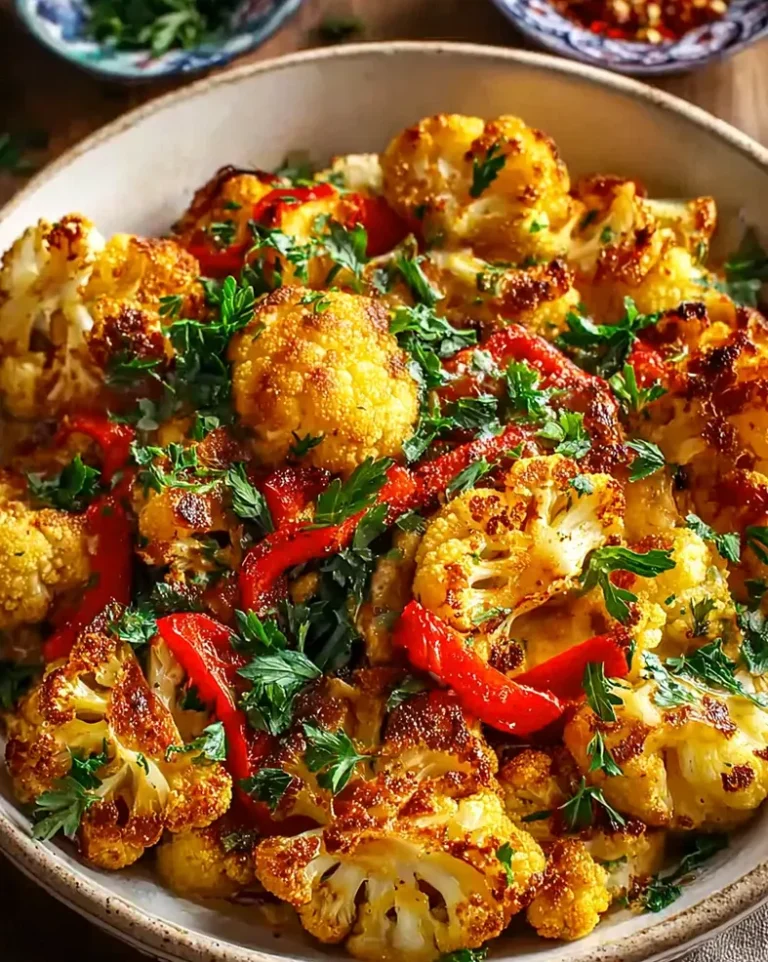 Marokkanischer Blumenkohl aus dem Backofen - Lecker & Gesund!