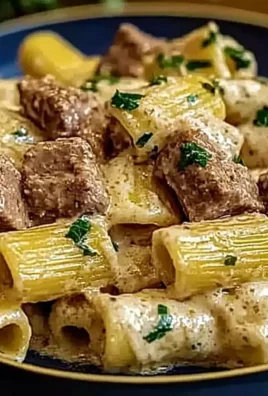 Parmesan Rindfleisch mit Rigatoni Einfach zubereiten