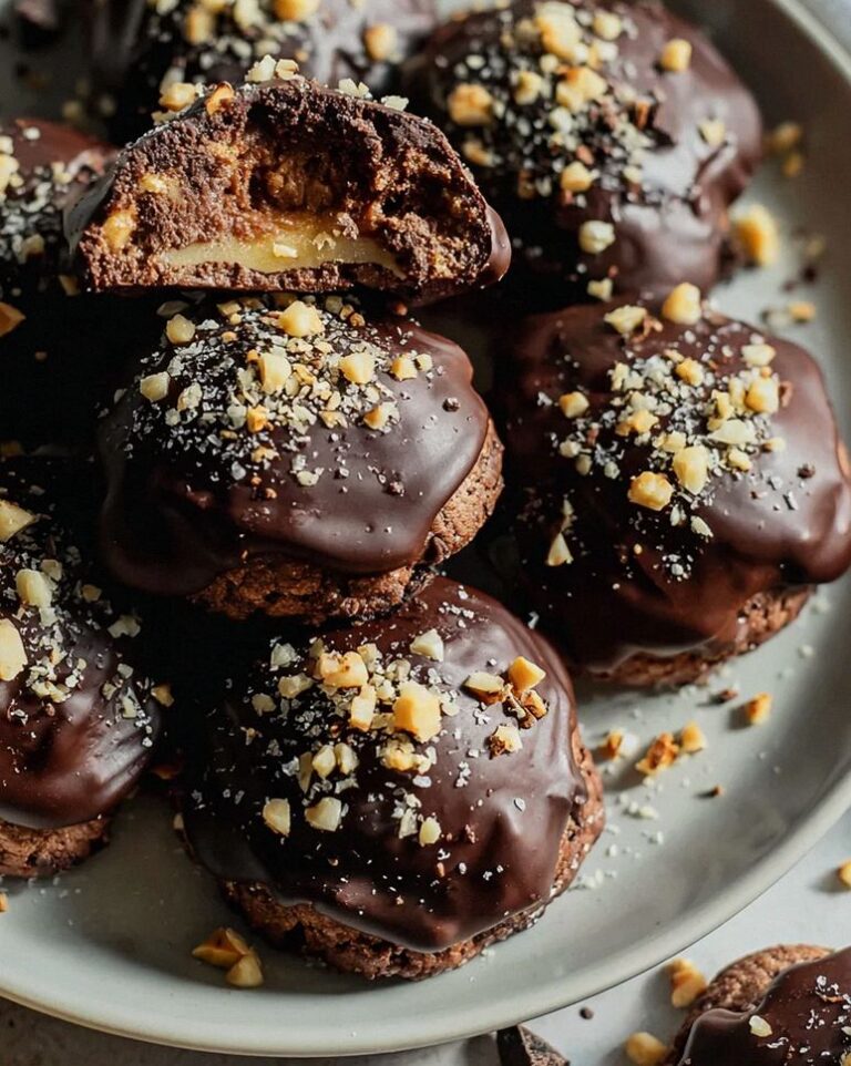 Rocher Plätzchen: Nougat-Schoko Weihnachtskekse für Genießer