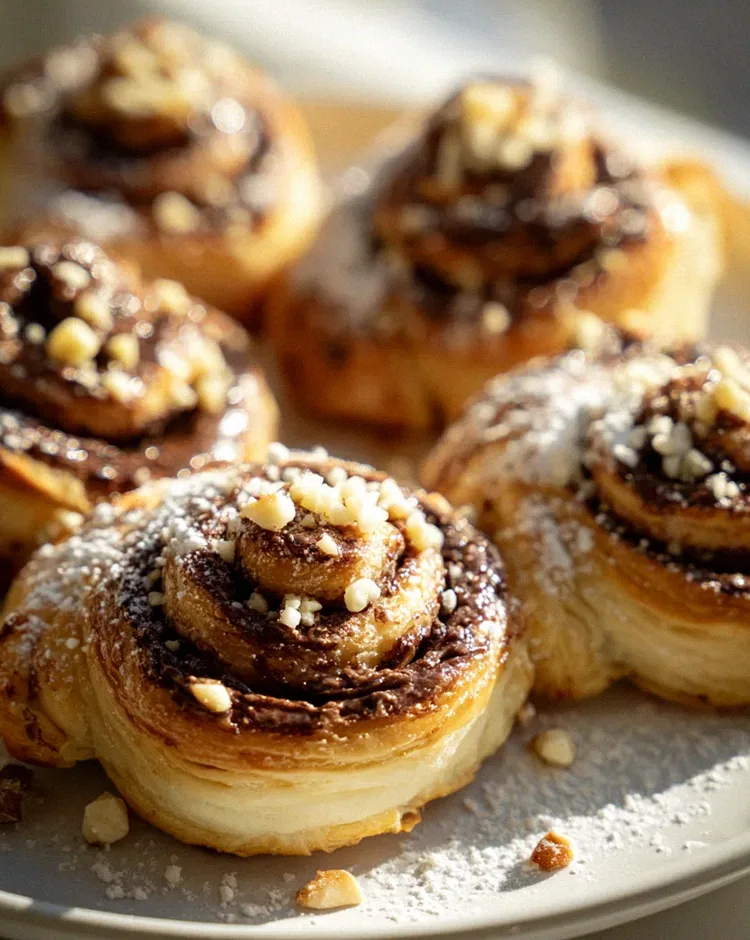 Schokoladen-Haselnuss-Swirl-Rollen: Himmlisch lecker backen!