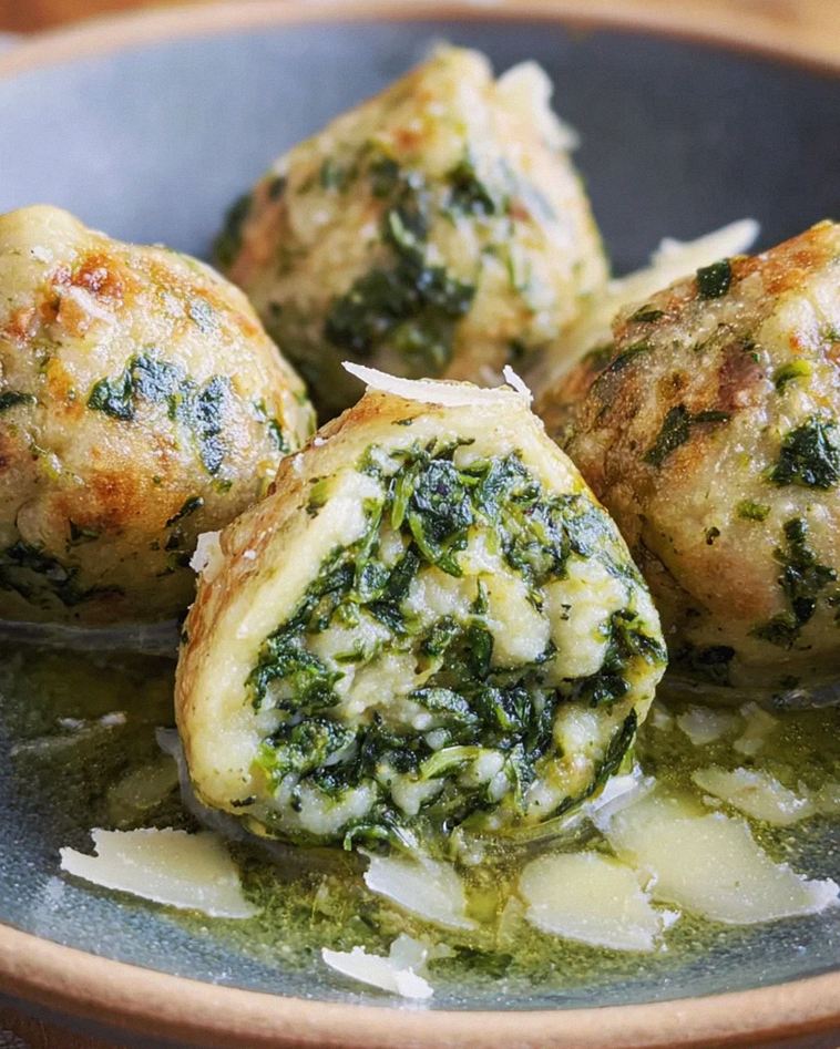 Südtiroler Spinatknödel