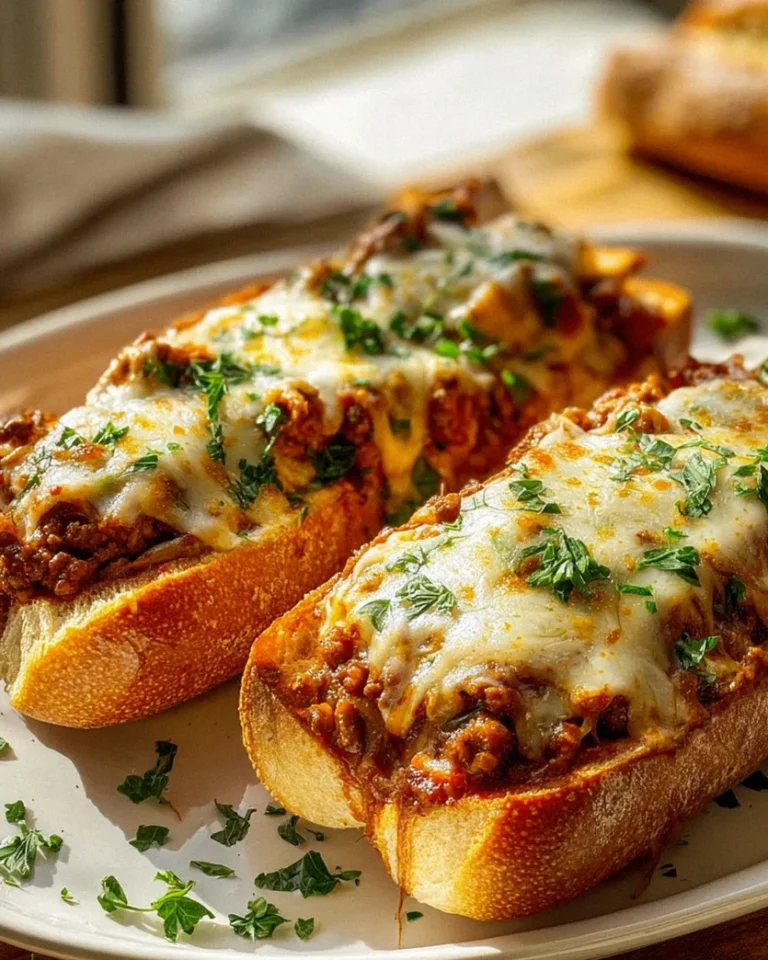 Überbackene Hackfleisch Baguettes – Knusprig & Lecker!