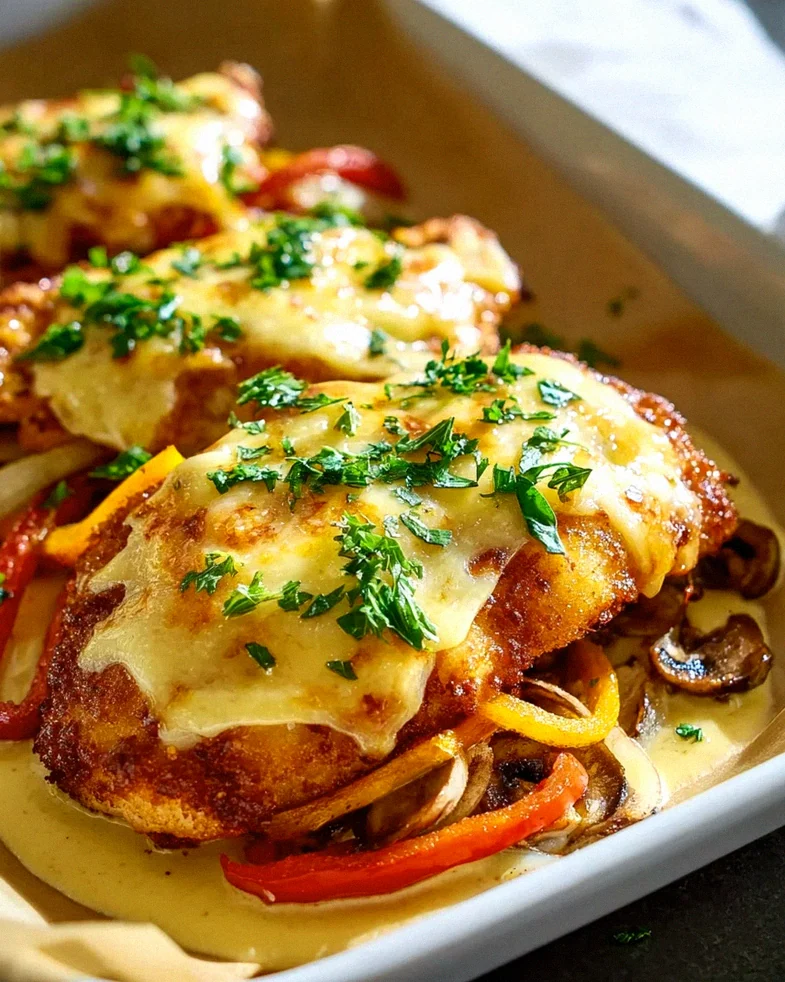 Überbackene Partyschnitzel aus dem Ofen – Ein Genuss!